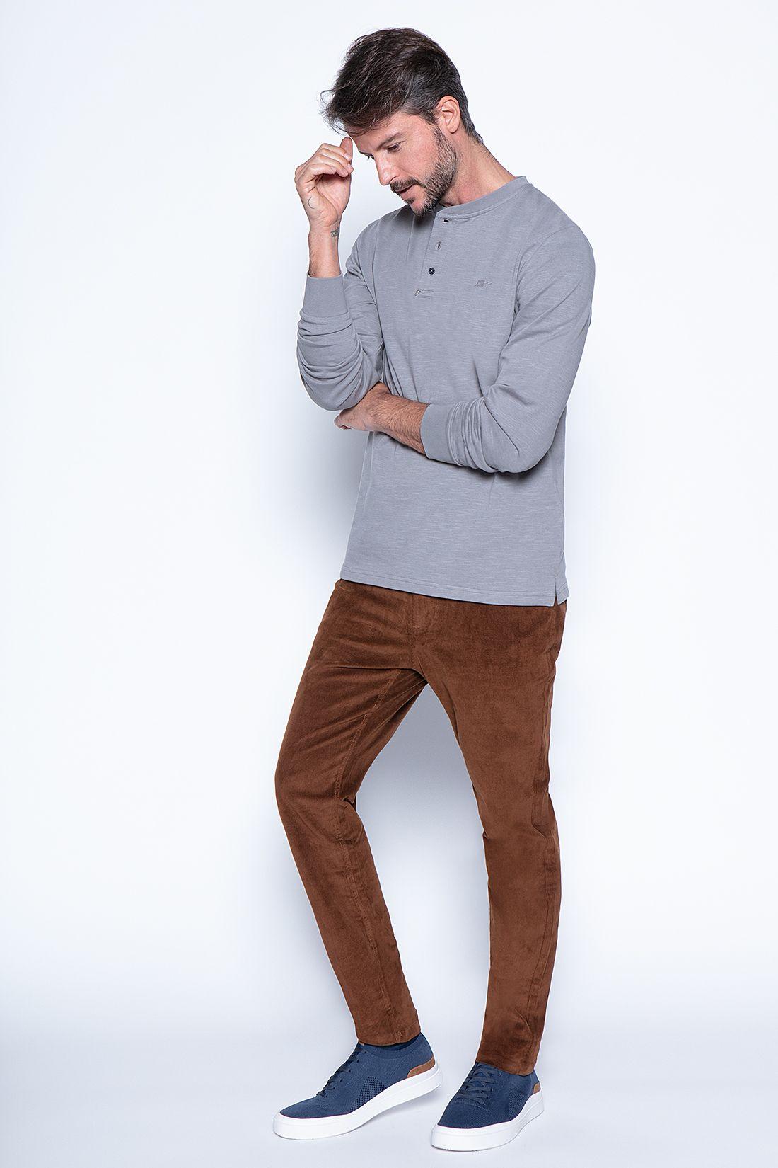 Pantalón Birsa Marron-3