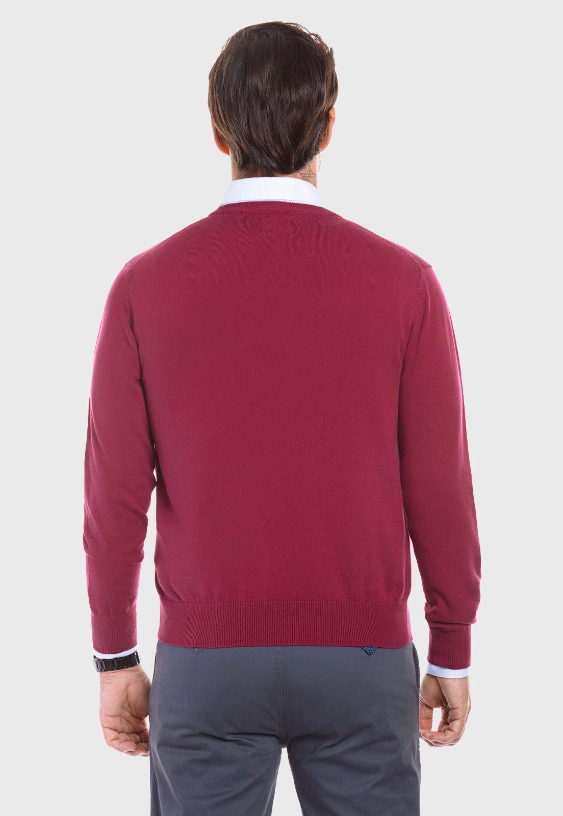 Sweater Smart Casual L/S Burgundy-2