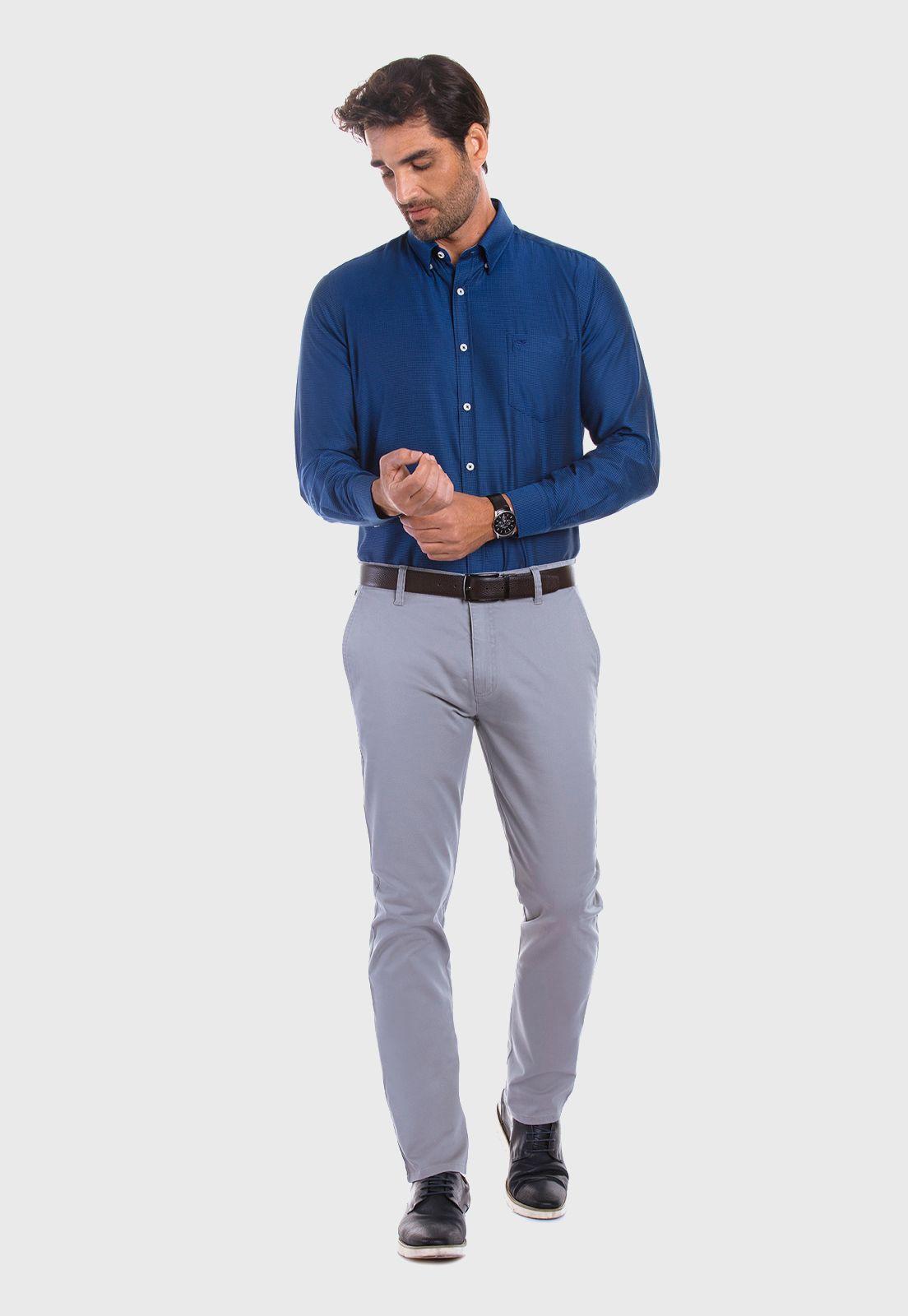 CAMISA BUSINESS OKLAHOMA NAVY-1