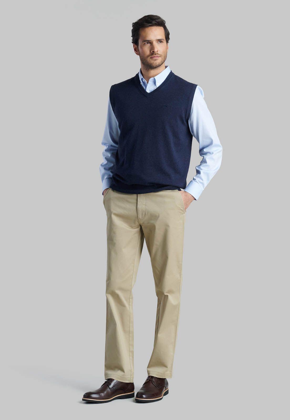 Sweater Navy Smart Casual W/O Sleeve-1