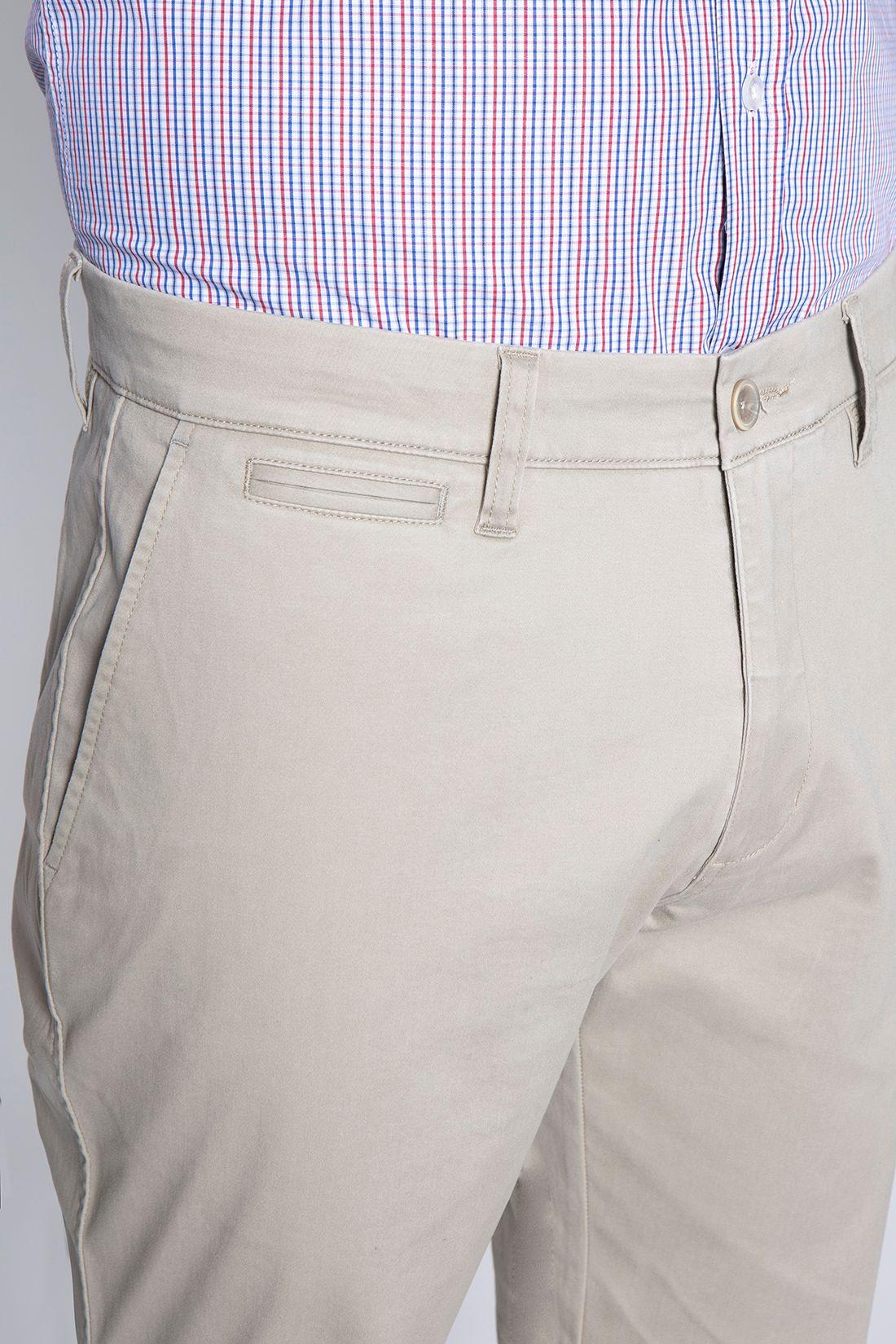 Pantalón Twill Without Pleats L/33 Almond-2