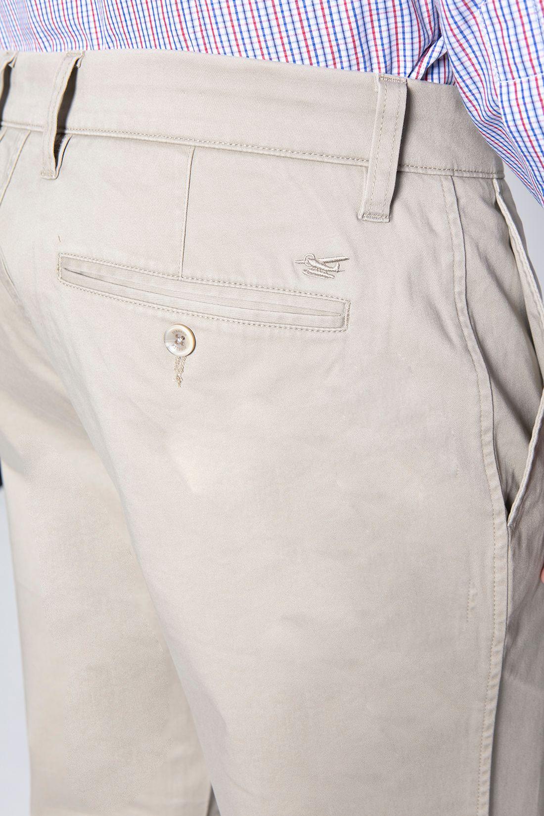 Pantalón Twill Without Pleats L/33 Almond-4