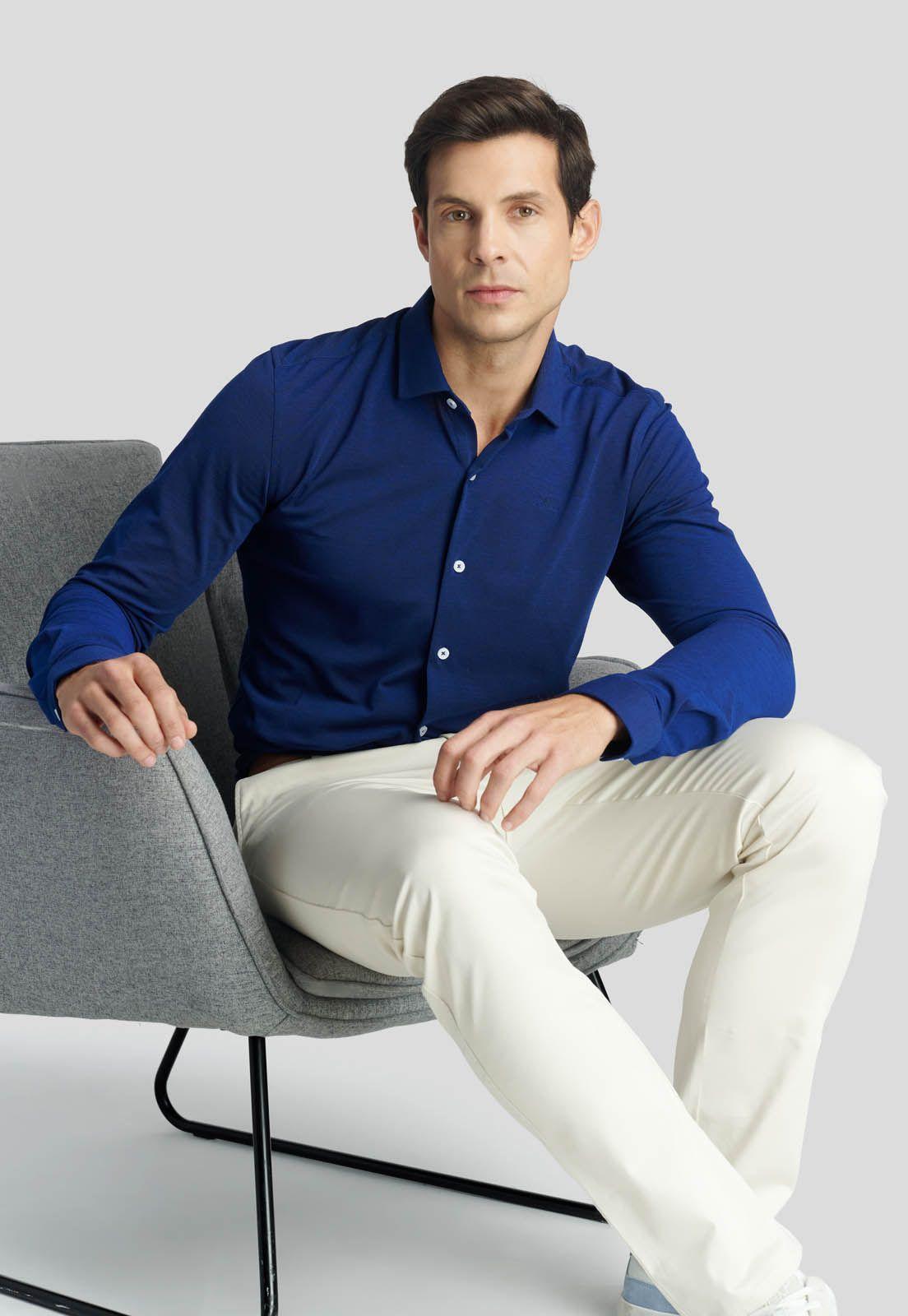 Camisa Business Manchester Navy-4