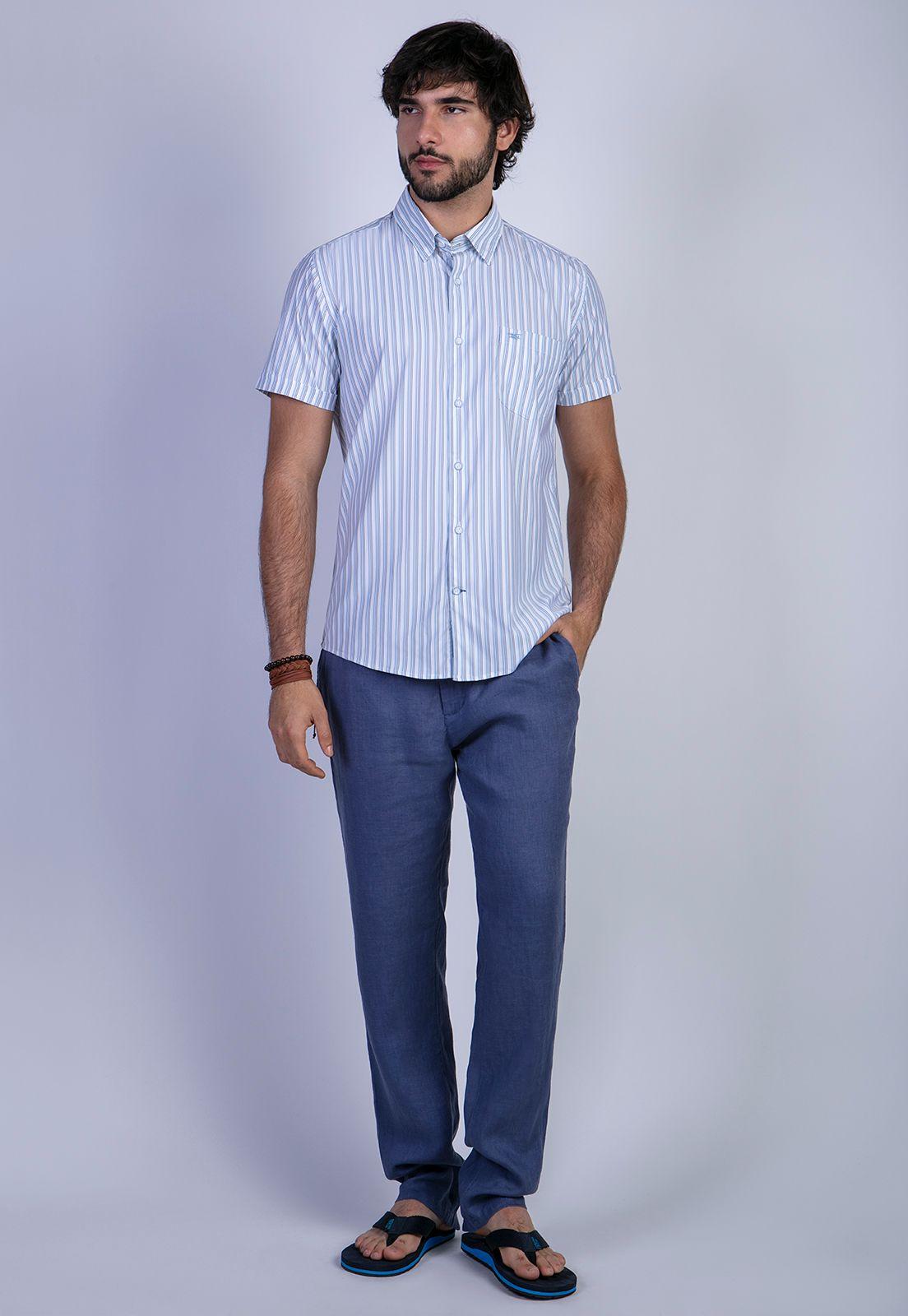 Pantalón Indiana Lino Indigo-2