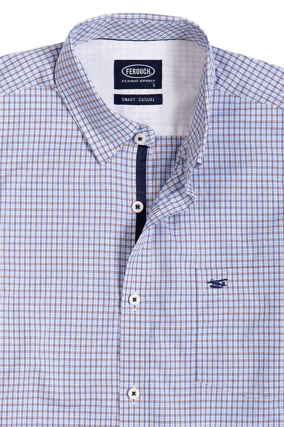 Camisa Smart Casual Fontana Camel-3