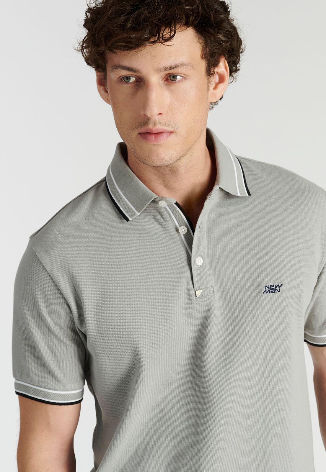 Polera Polo Zaragoza Heritage Dk Grey-2