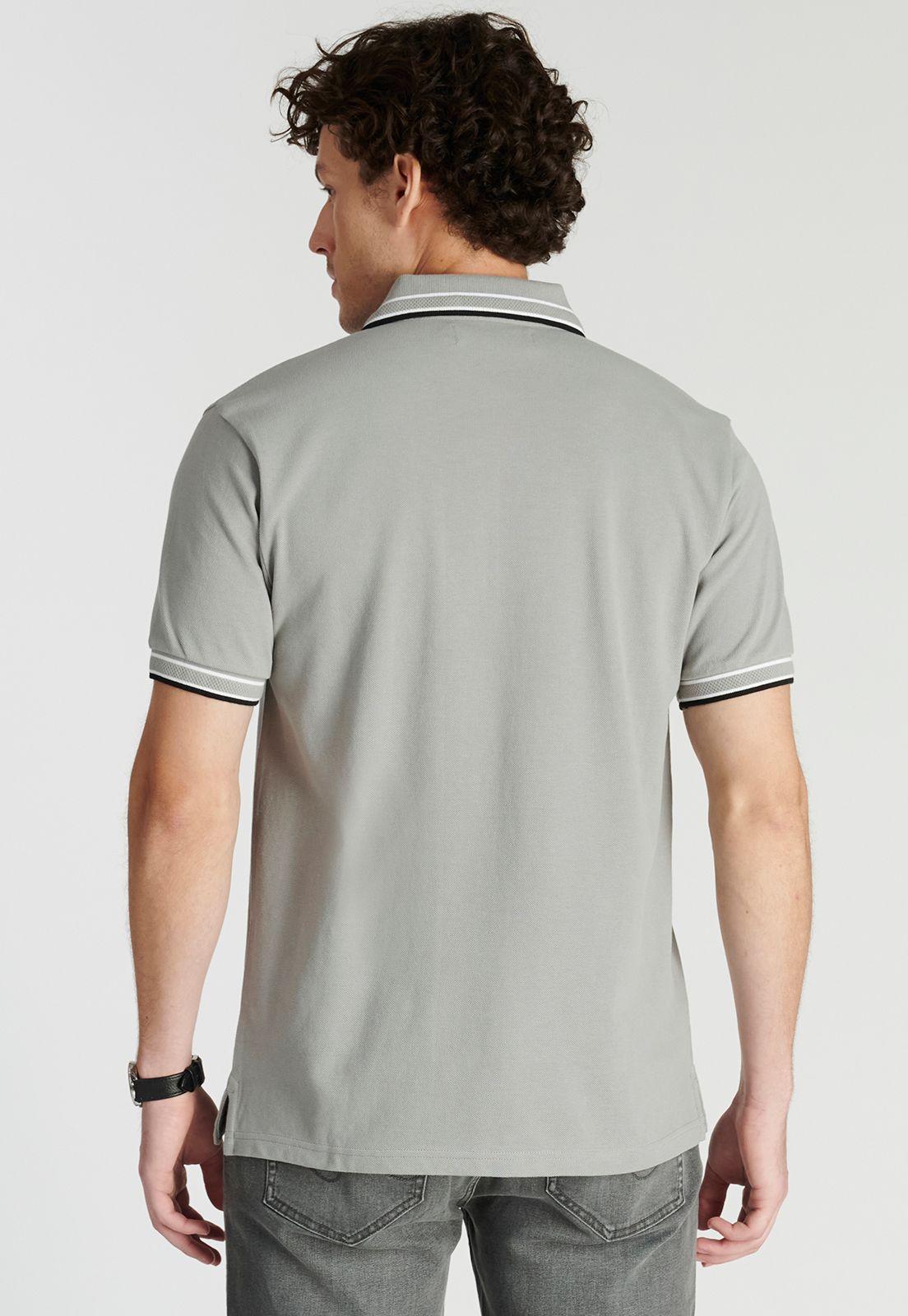 Polera Polo Zaragoza Heritage Dk Grey-3