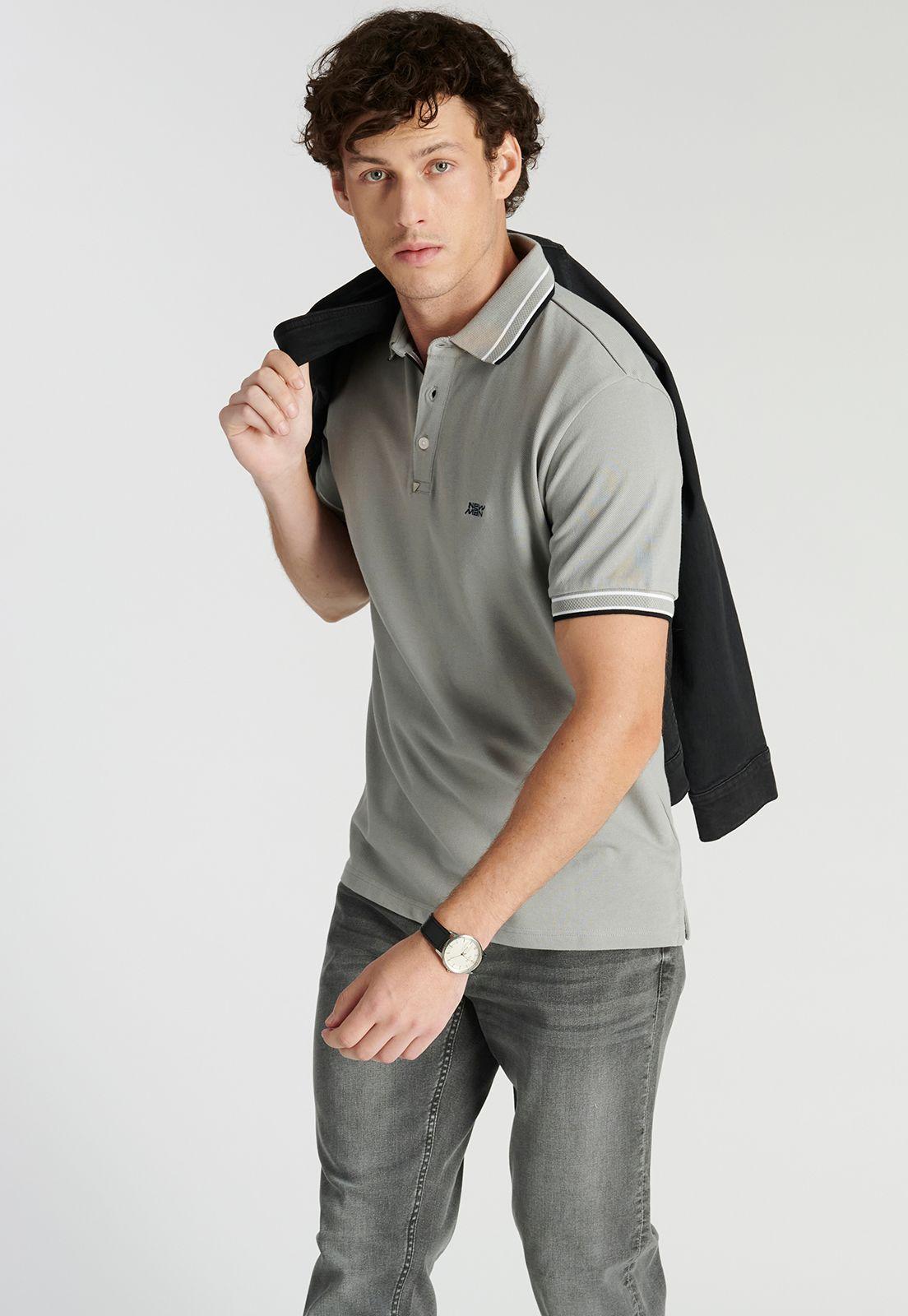 Polera Polo Zaragoza Heritage Dk Grey-4