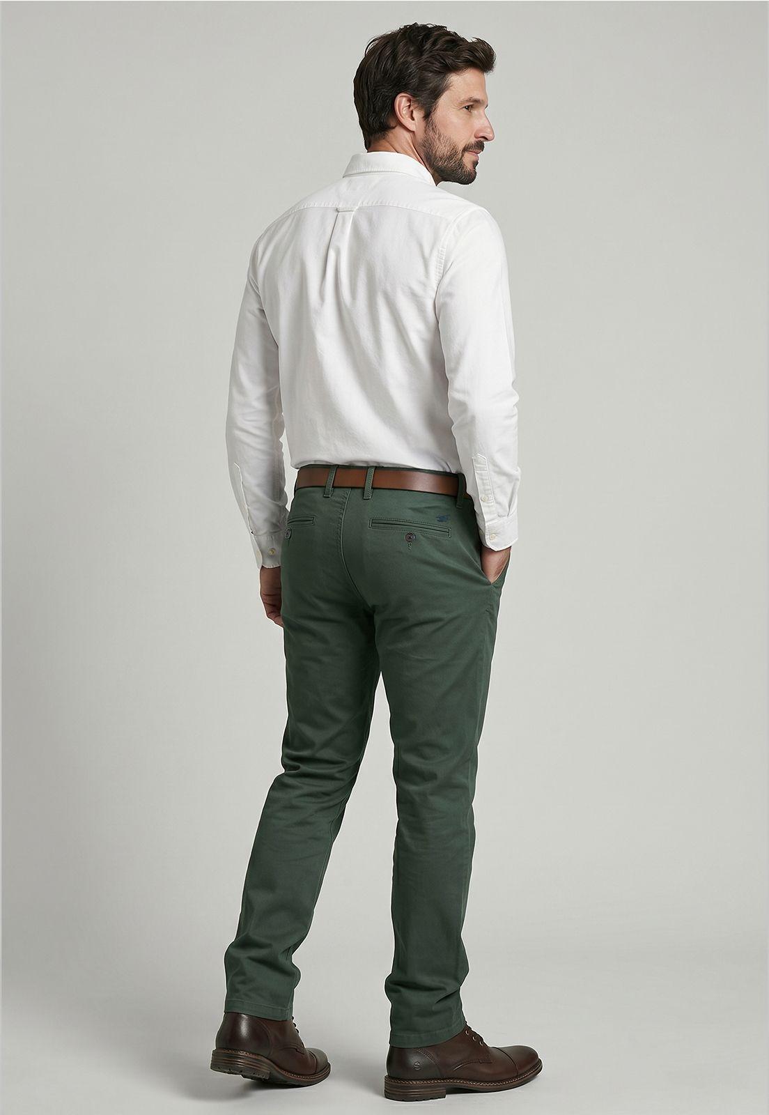 Pantalón Chicago  Regular L/33 Military-2