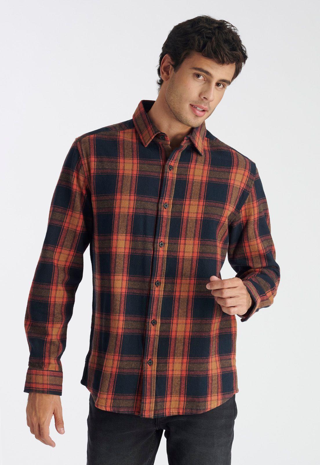Camisa Maiten Casual Brick-0