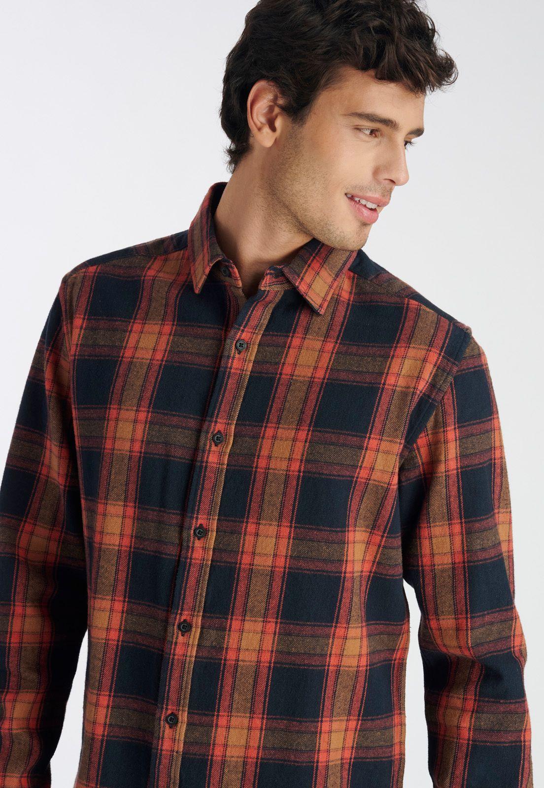 Camisa Maiten Casual Brick-2
