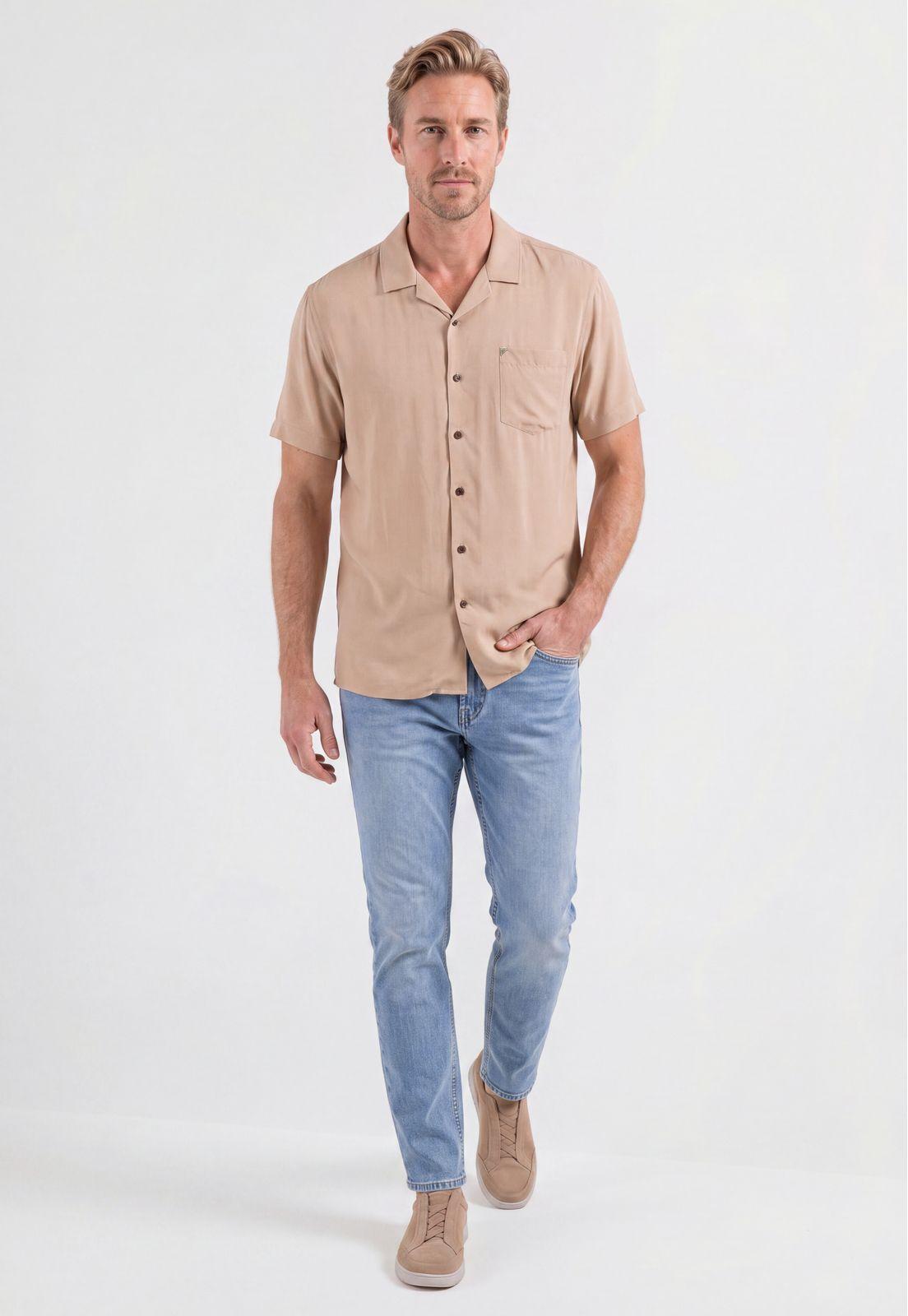 Camisa Knowsley Taupe-1