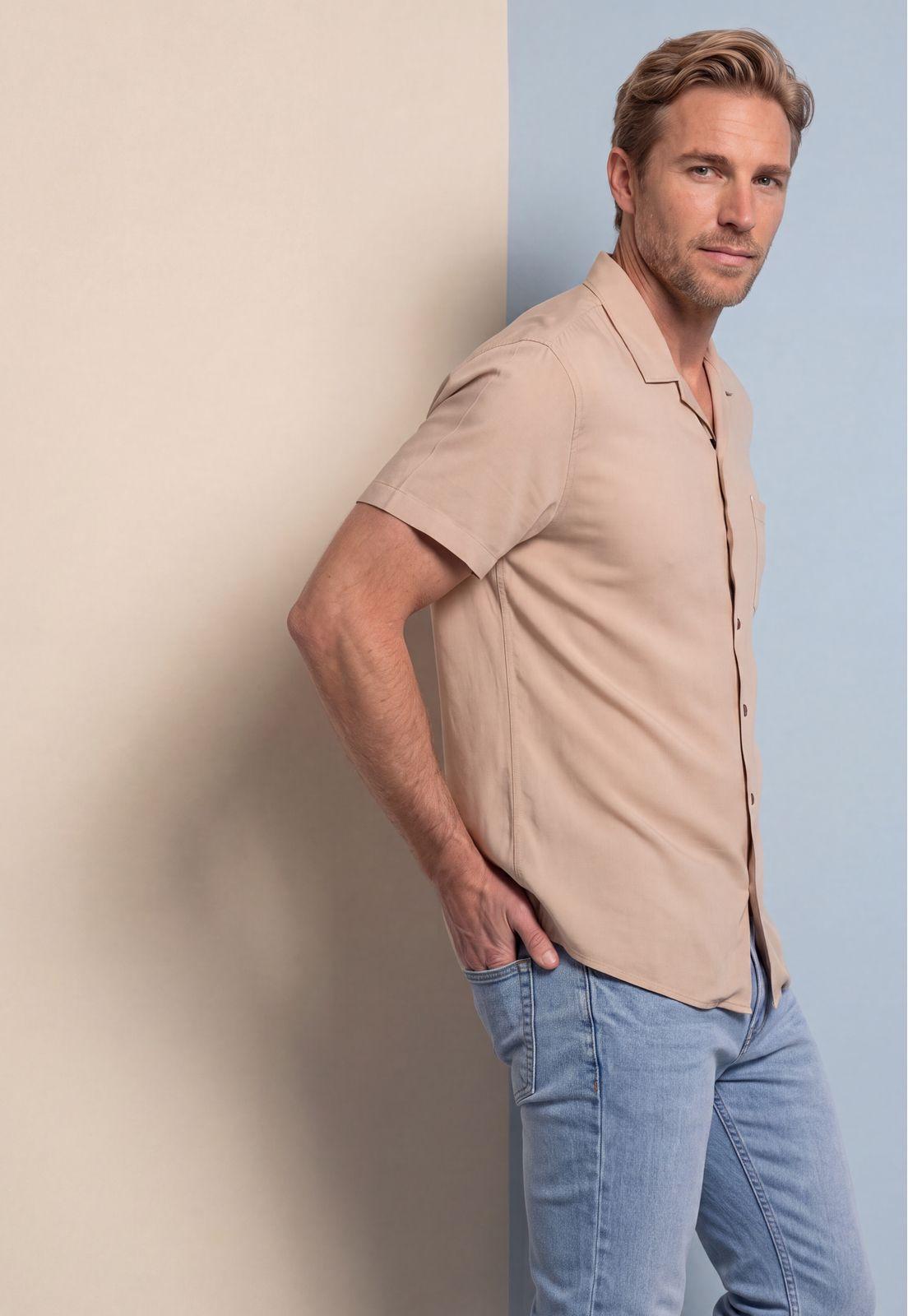Camisa Knowsley Taupe-4