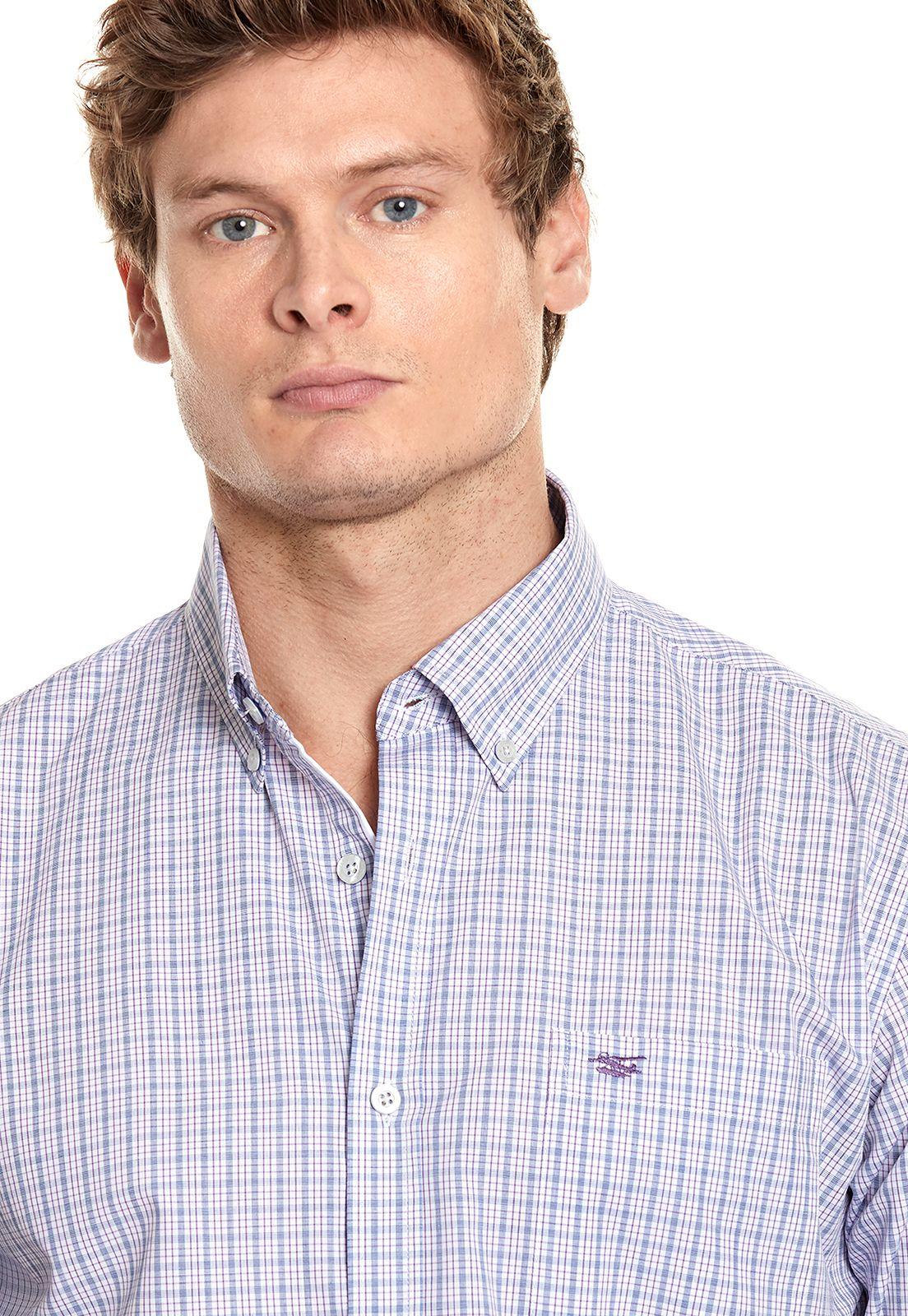 Camisa Checkered Dallas Purple-3