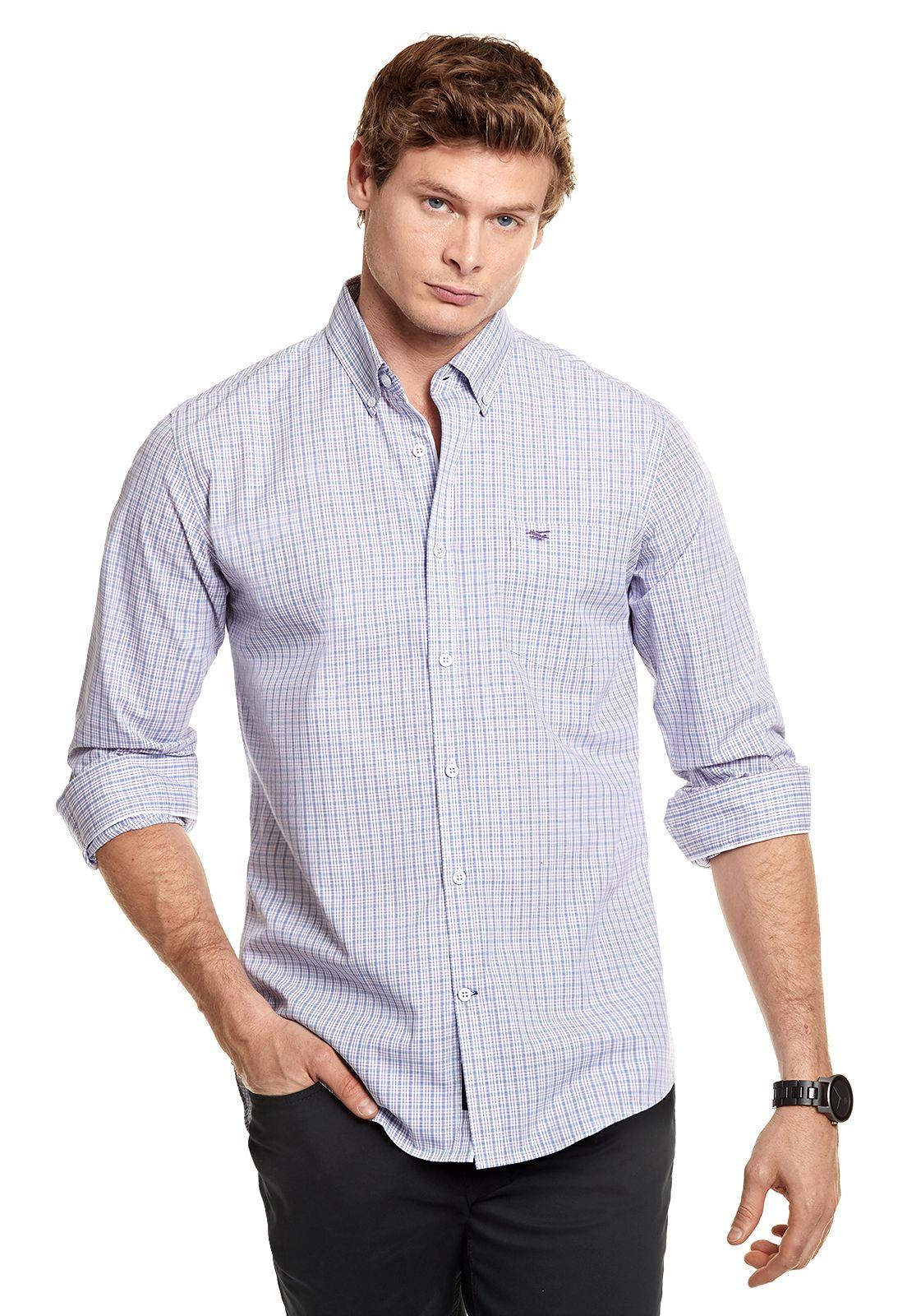 Camisa Checkered Dallas Purple-0