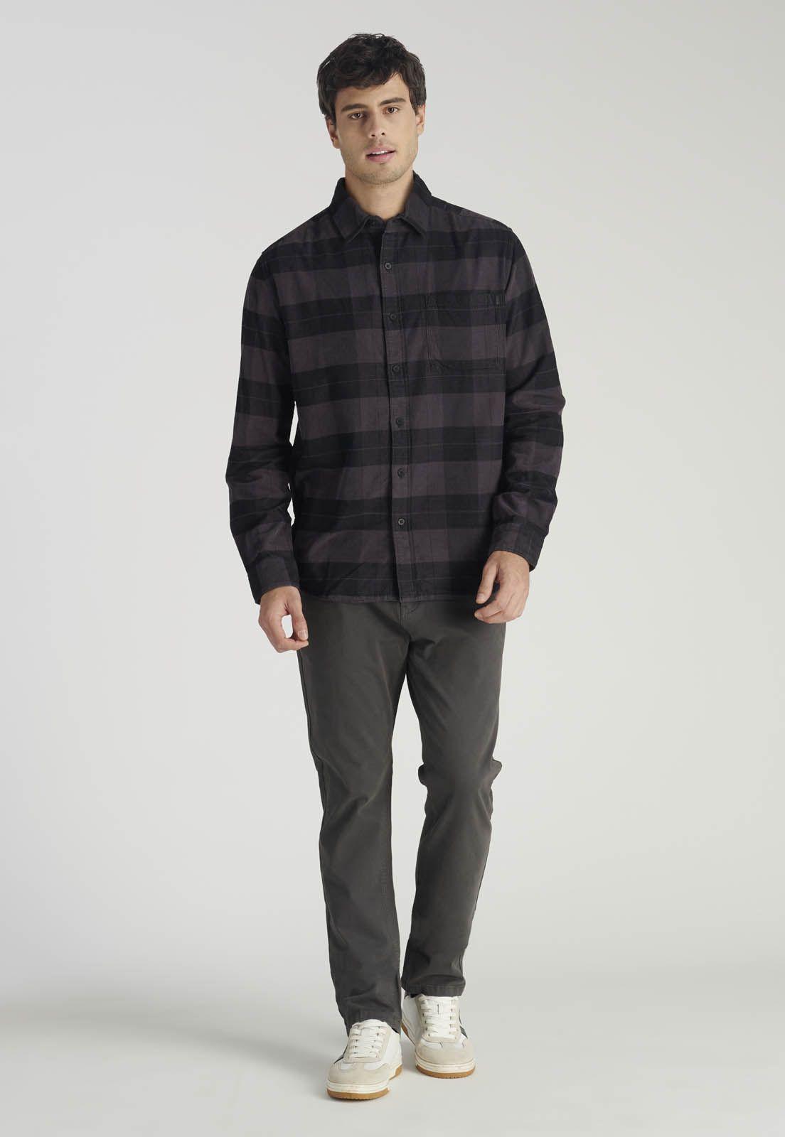Camisa Aconcagua Casual Black-1