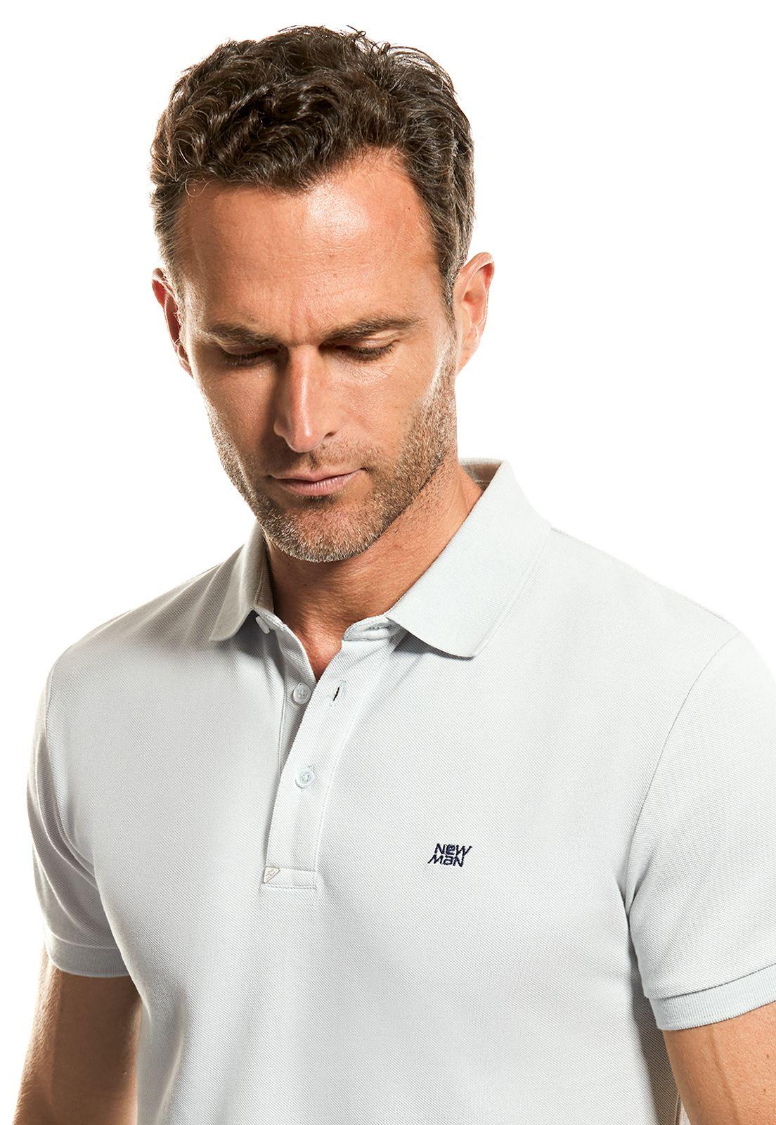 POLERA POLO PIQUE LT GREY MELA-3