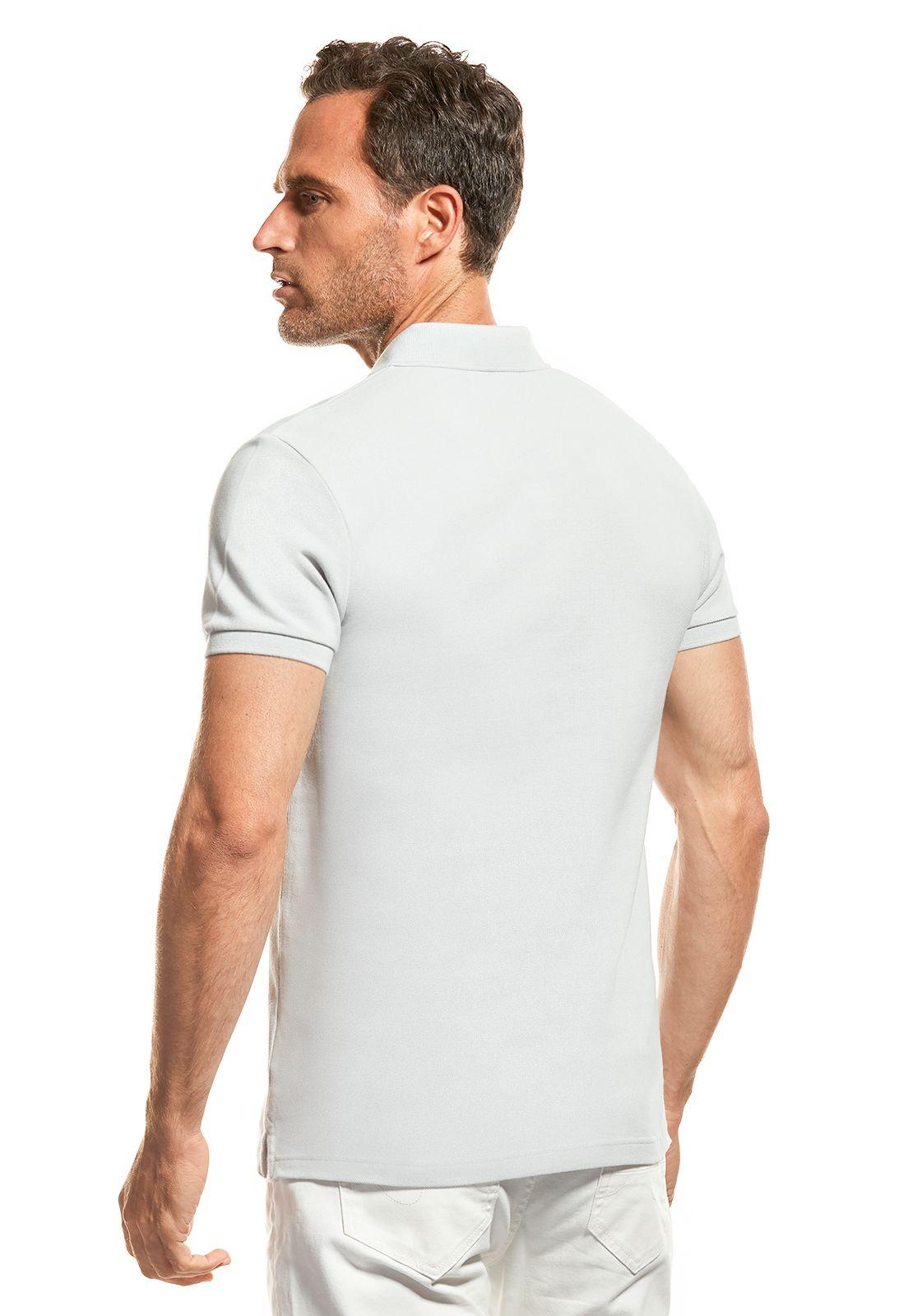 POLERA POLO PIQUE LT GREY MELA-2