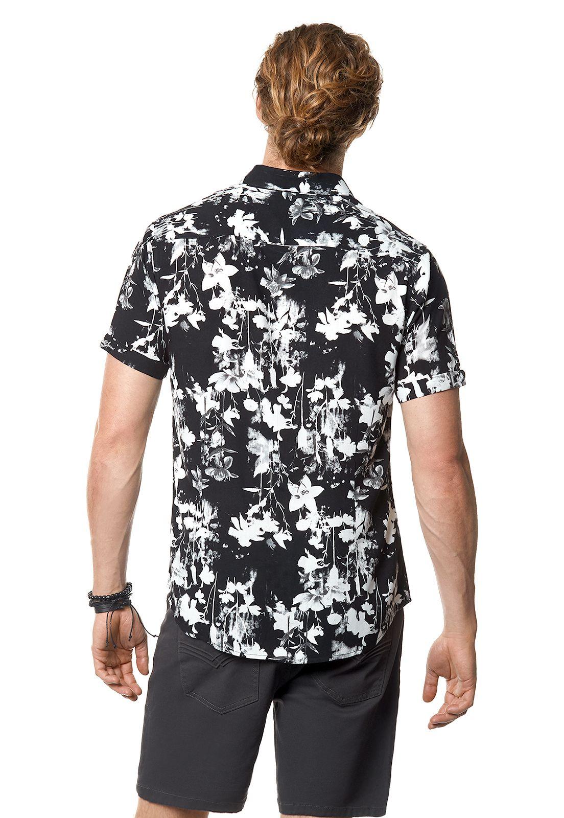 Camisa Estampada Oregon Fj Black-2