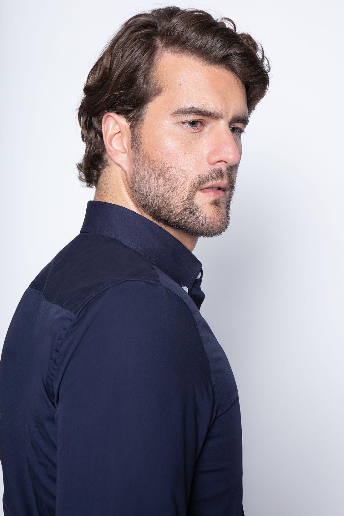 Camisa Bedford Navy-3