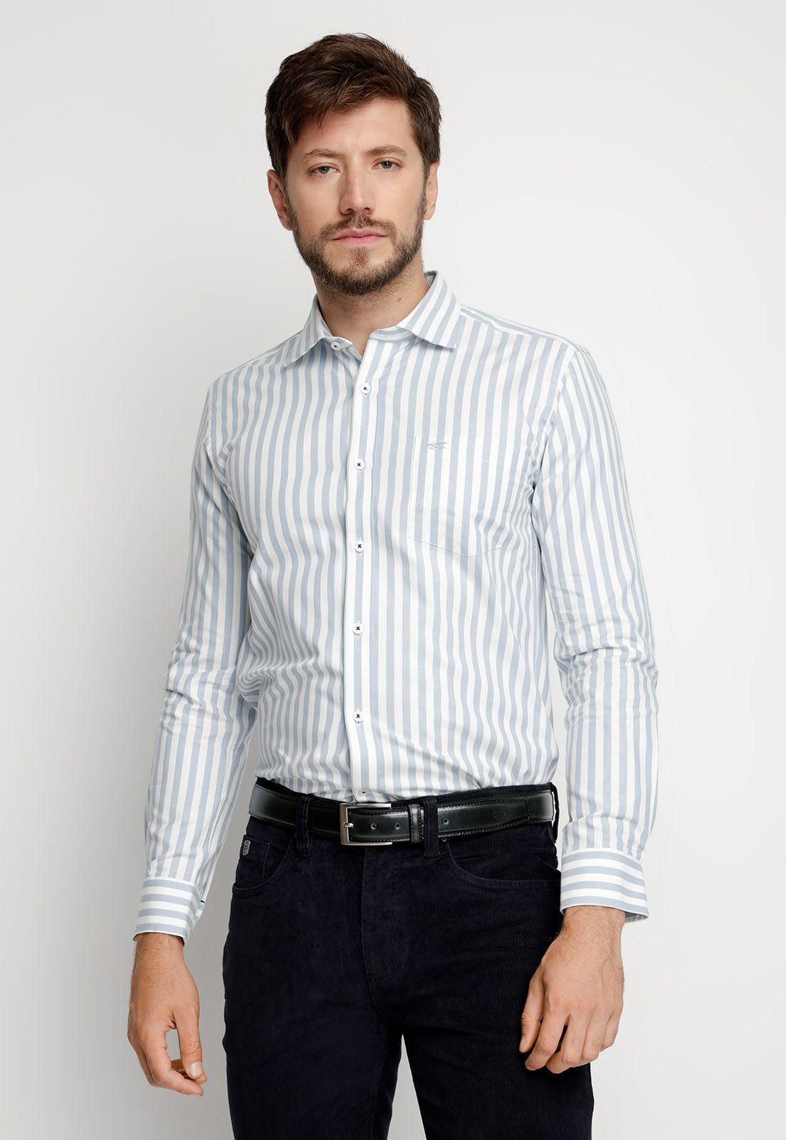 Camisa Listada New York F Sky-0