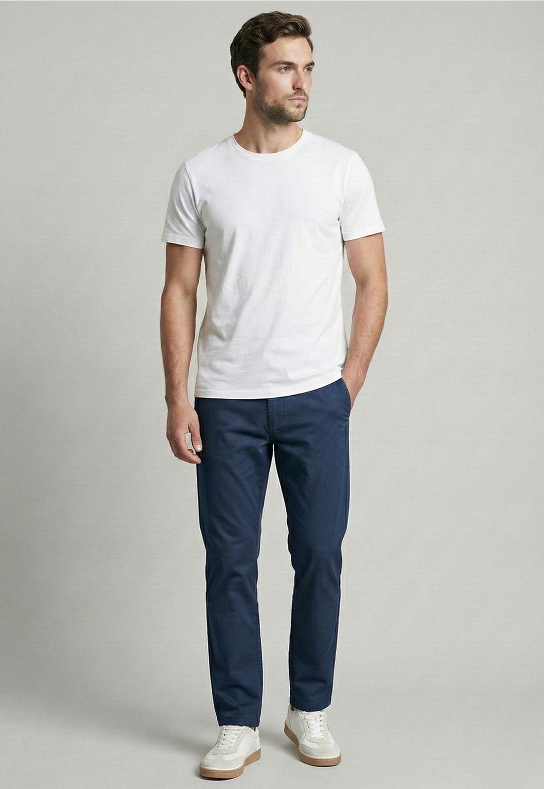 Pantalón Slim Twill L/33 Steel-1