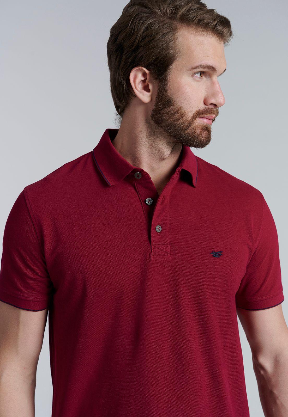 Polera Polo Washington Burgundy-2