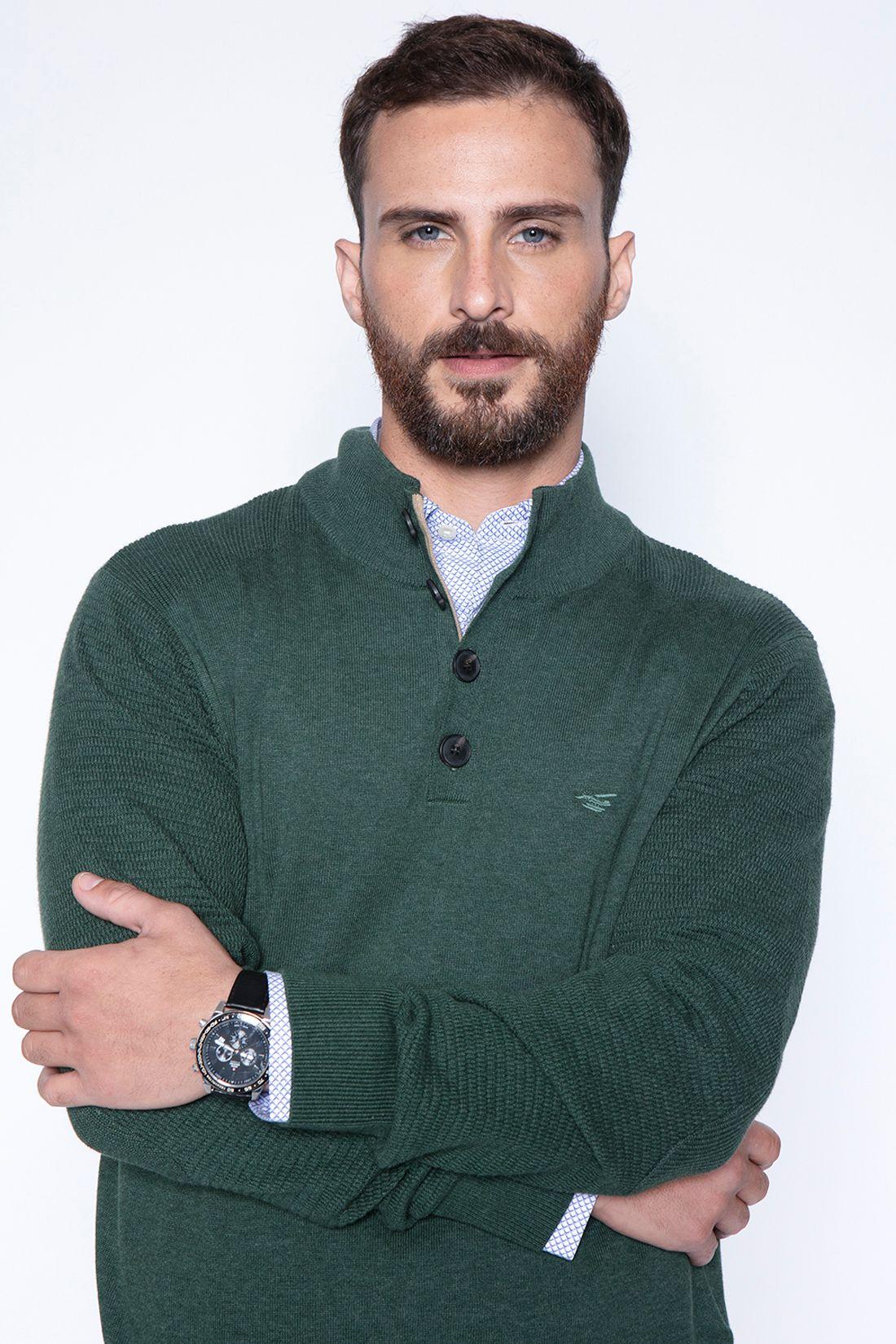 Sweater Bristol Smart Casual L/S Military-2