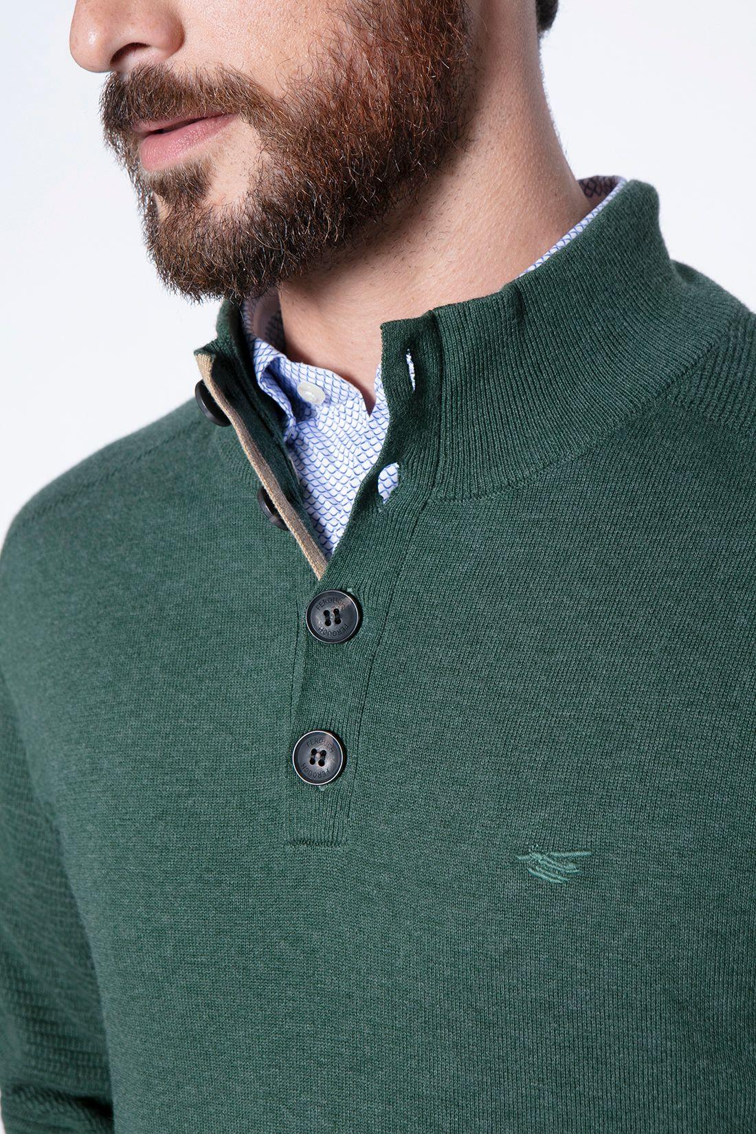 Sweater Bristol Smart Casual L/S Military-4