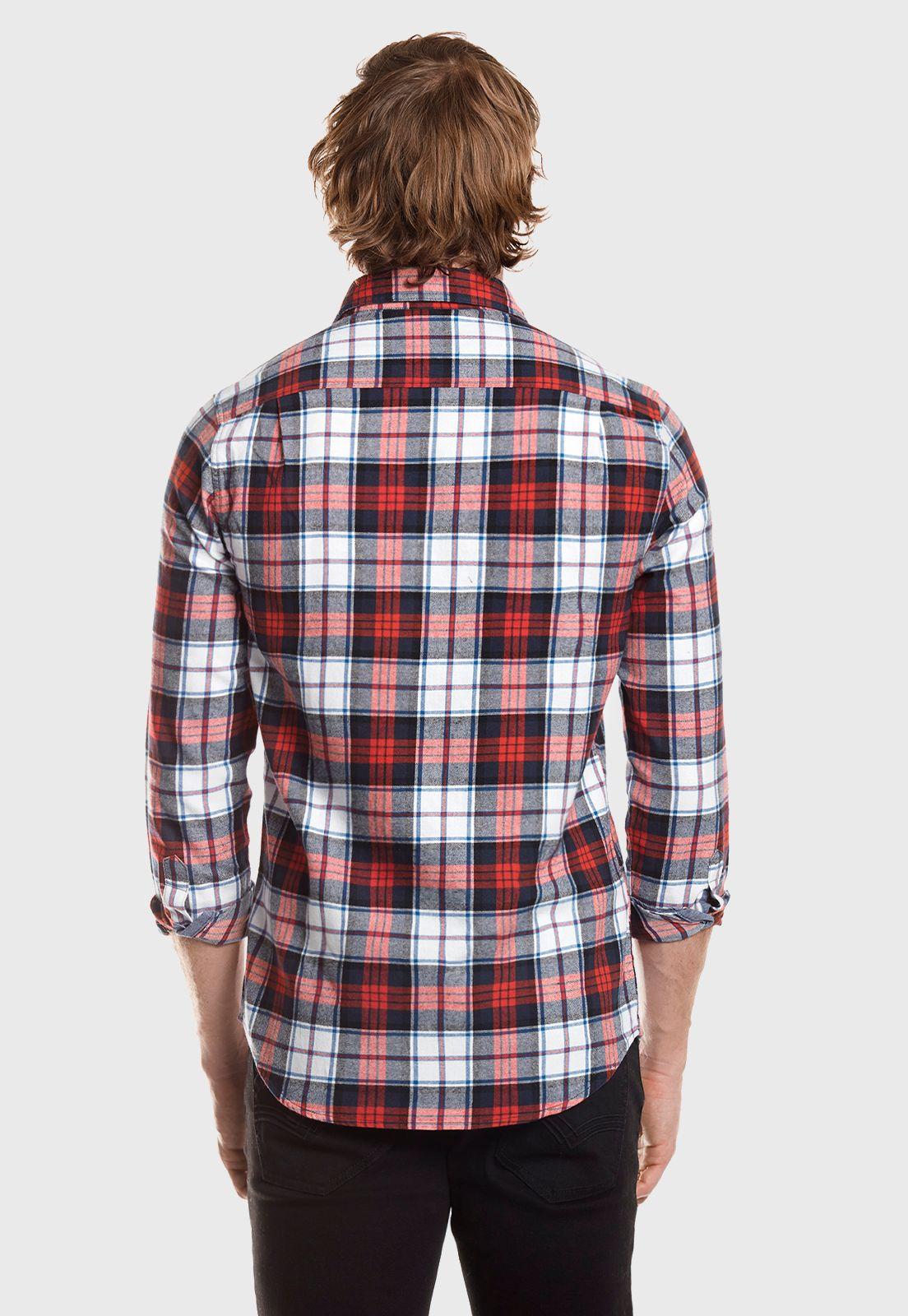 Camisa Checkered San Diego Fj Red-2