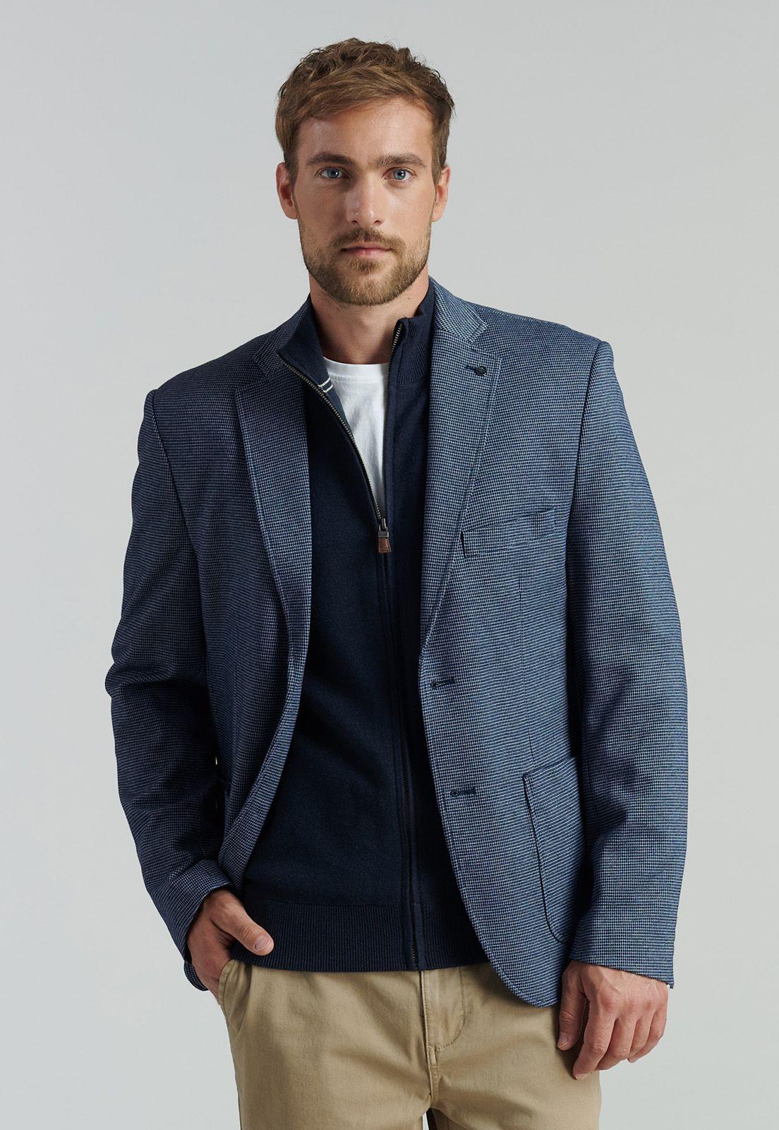 Blazer Jackson Smart Casual Navy-0