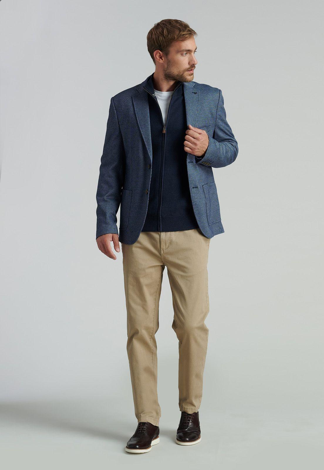 Blazer Jackson Smart Casual Navy-1