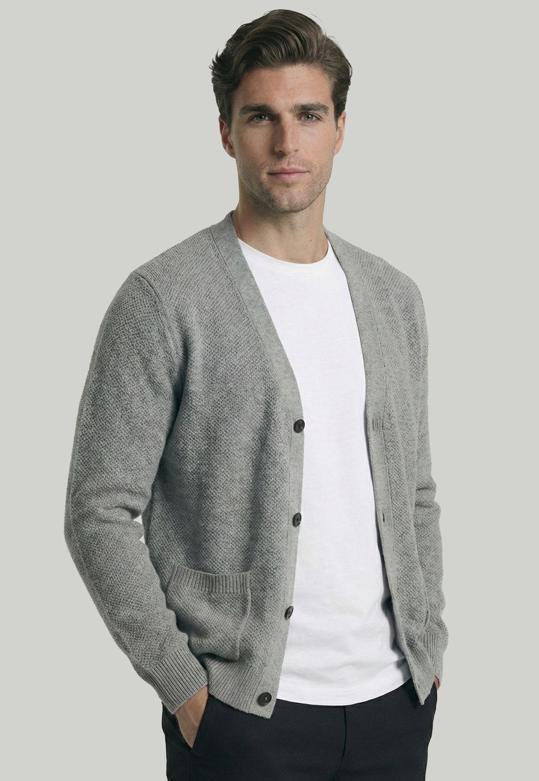 Cardigan Valencia Grey Melange-0