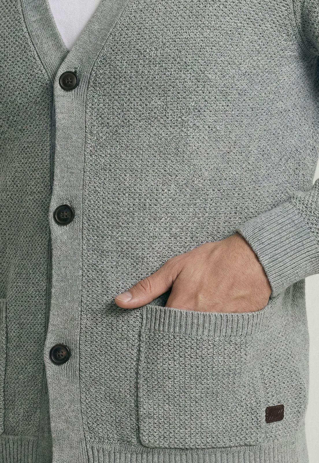 Cardigan Valencia Grey Melange-2