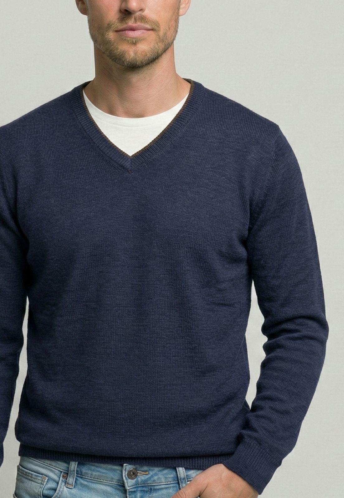 Sweater Monaco Navy Melange-2