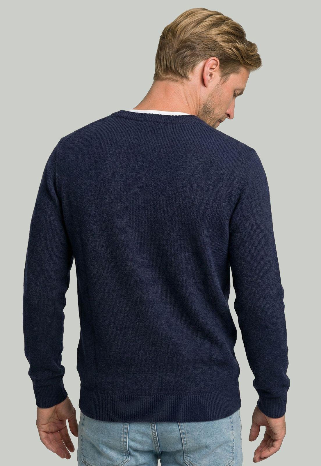 Sweater Monaco Navy Melange-3