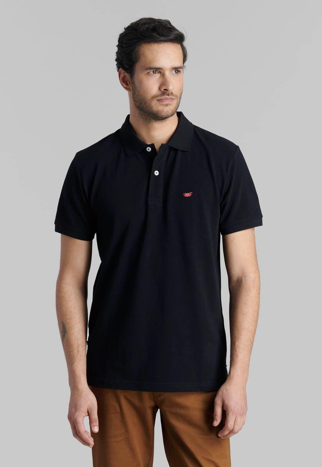Polera Pique Básica Black-0