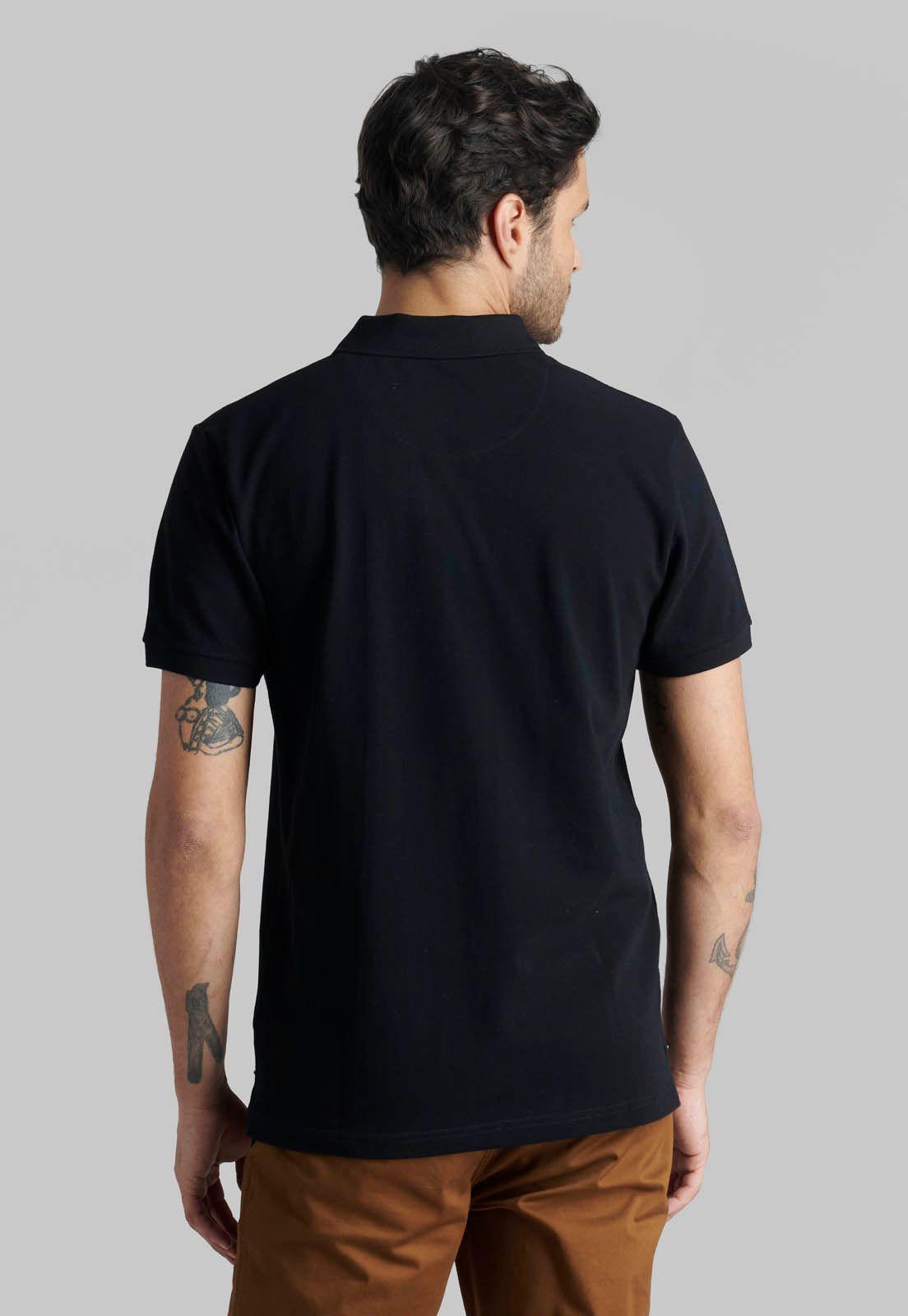 Polera Pique Básica Black-3