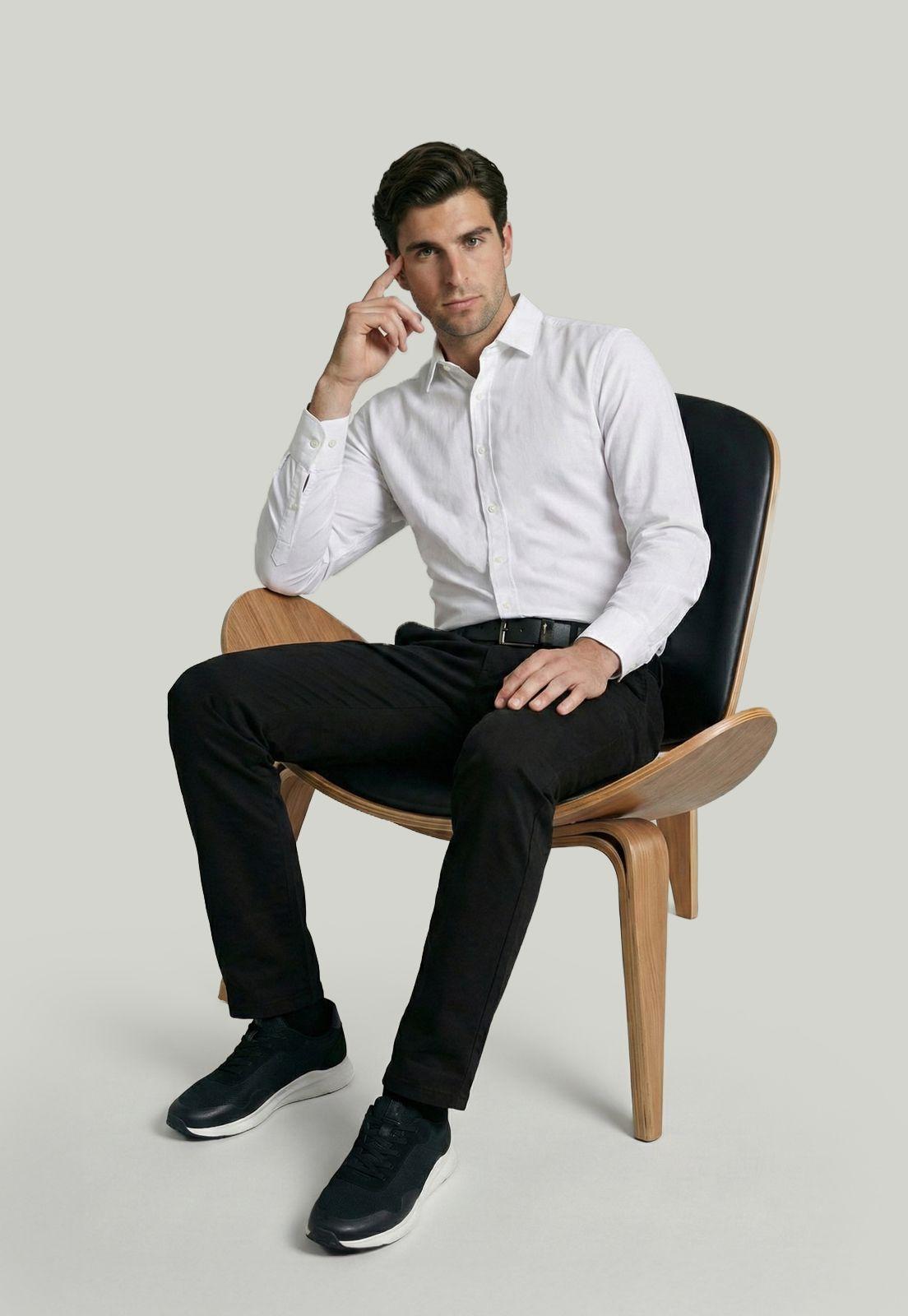 Pantalón Bagneaux Regular Fit Black-4