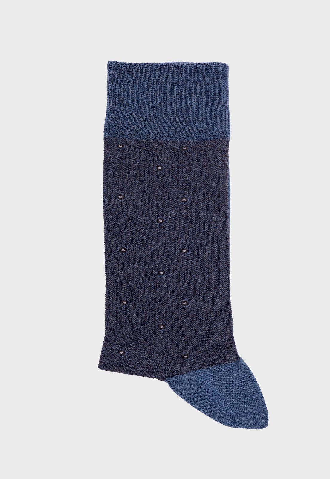 CALCETINES TRIPACK TEXTURA MARINE-0