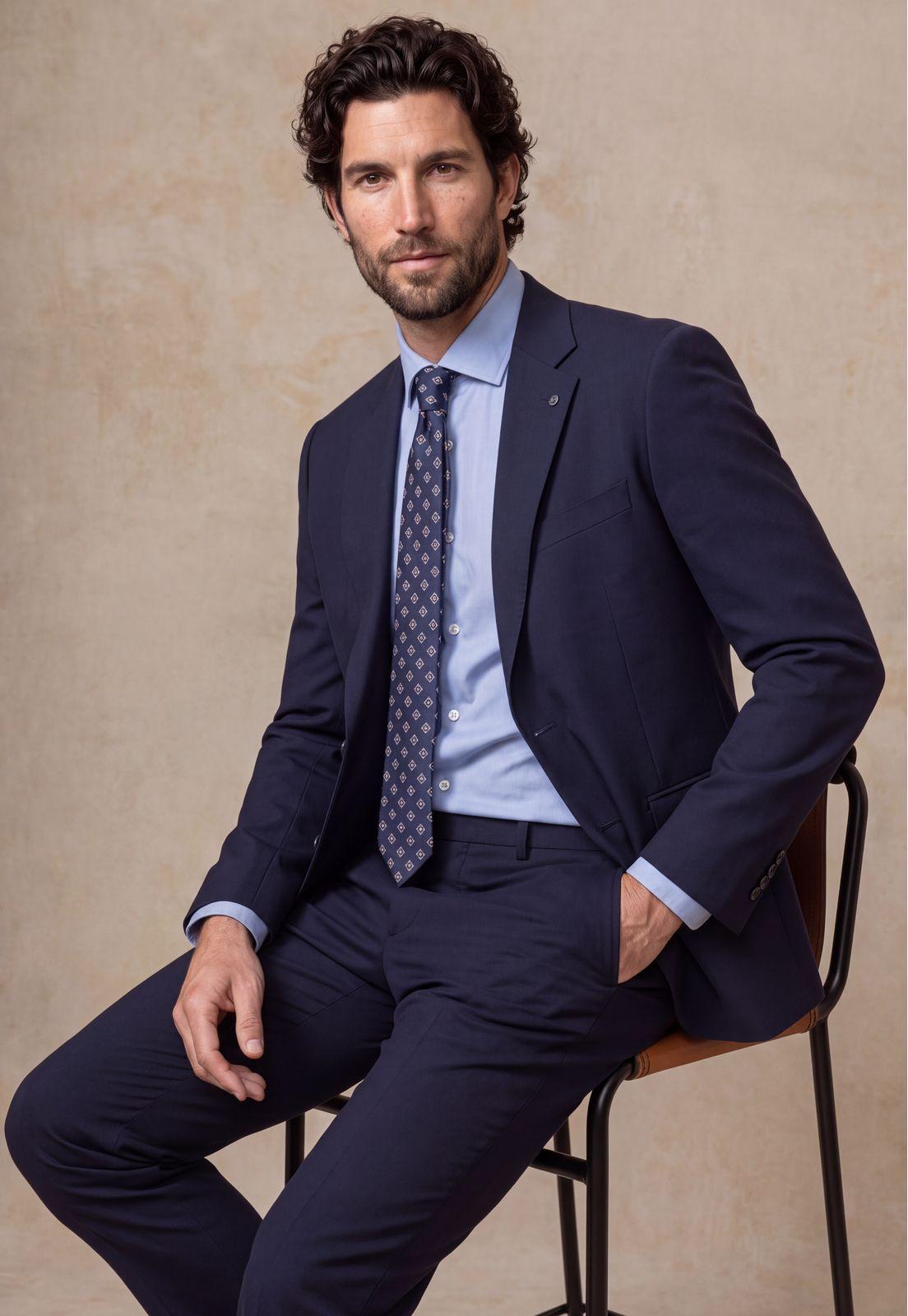 Blazer Suit Navy Cincinnati-4