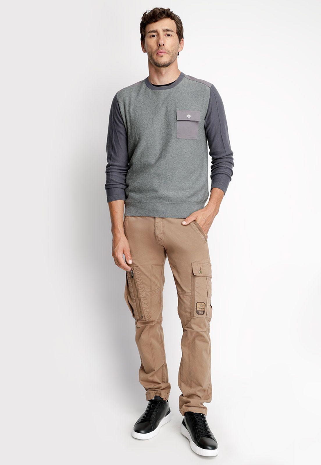 Sweater Wisconsin Dk Grey Melange-3