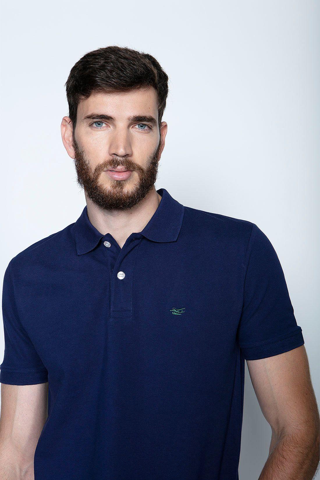 Polera Básica Pique Mc Blue-2