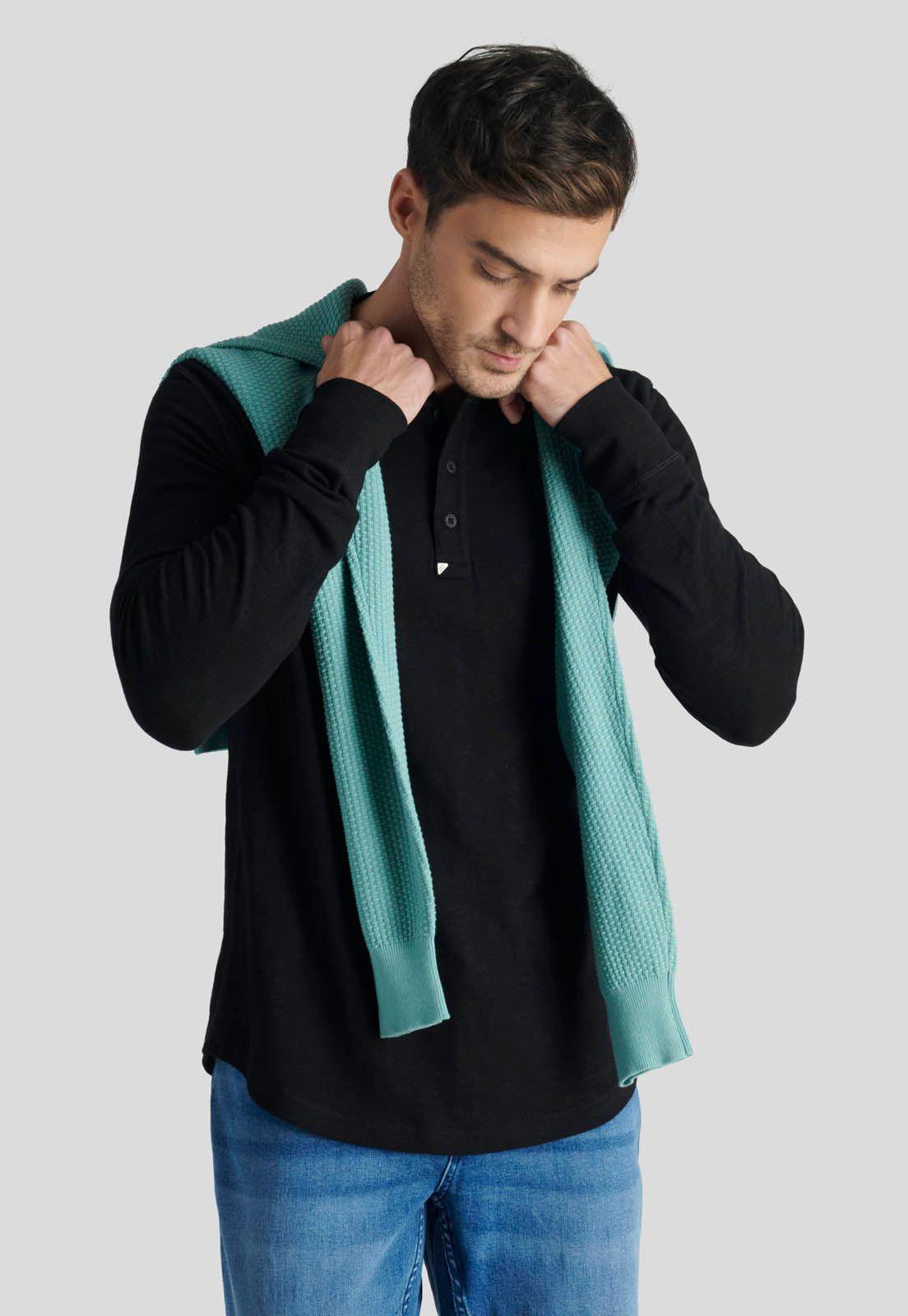 Polera Montenc Heritage Black-4