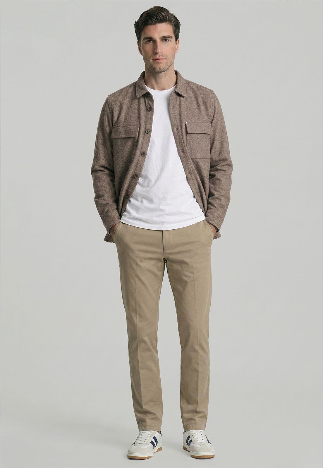 Overshirt Marsella Toasted Melange-1