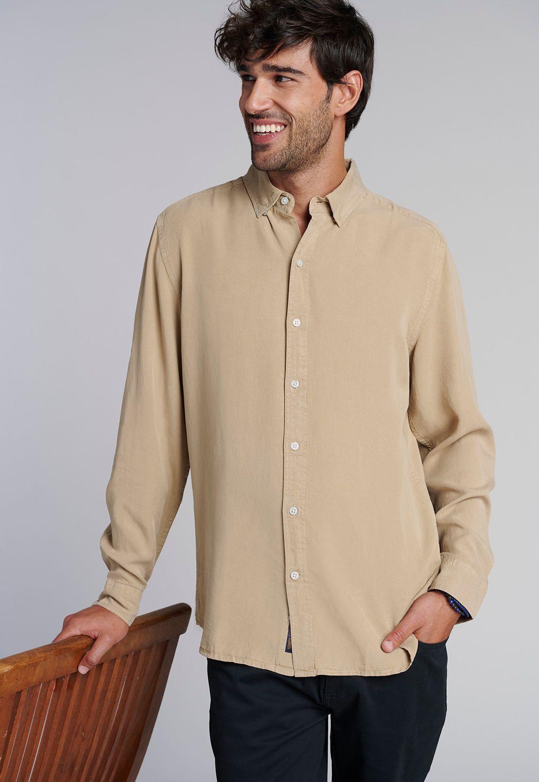 Camisa Miami Sport Lyocell Fj Khaki-4