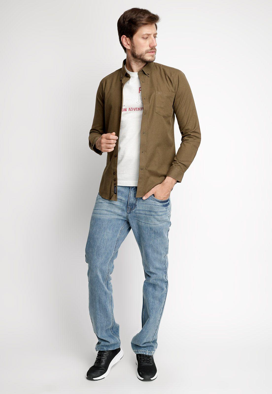 Camisa Franela Lisa F Military-3