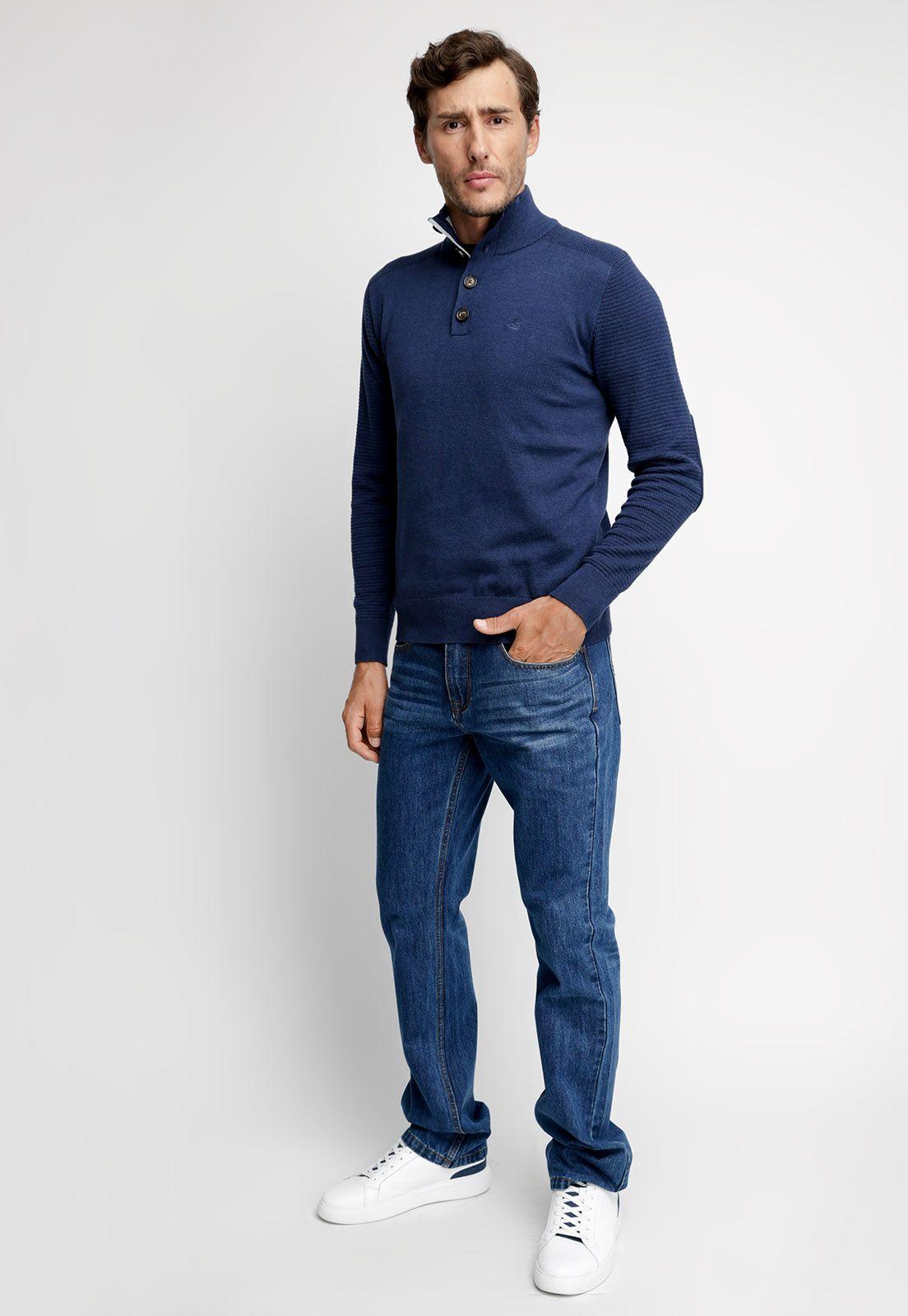 Sweater Kentucky Navy Melange-3