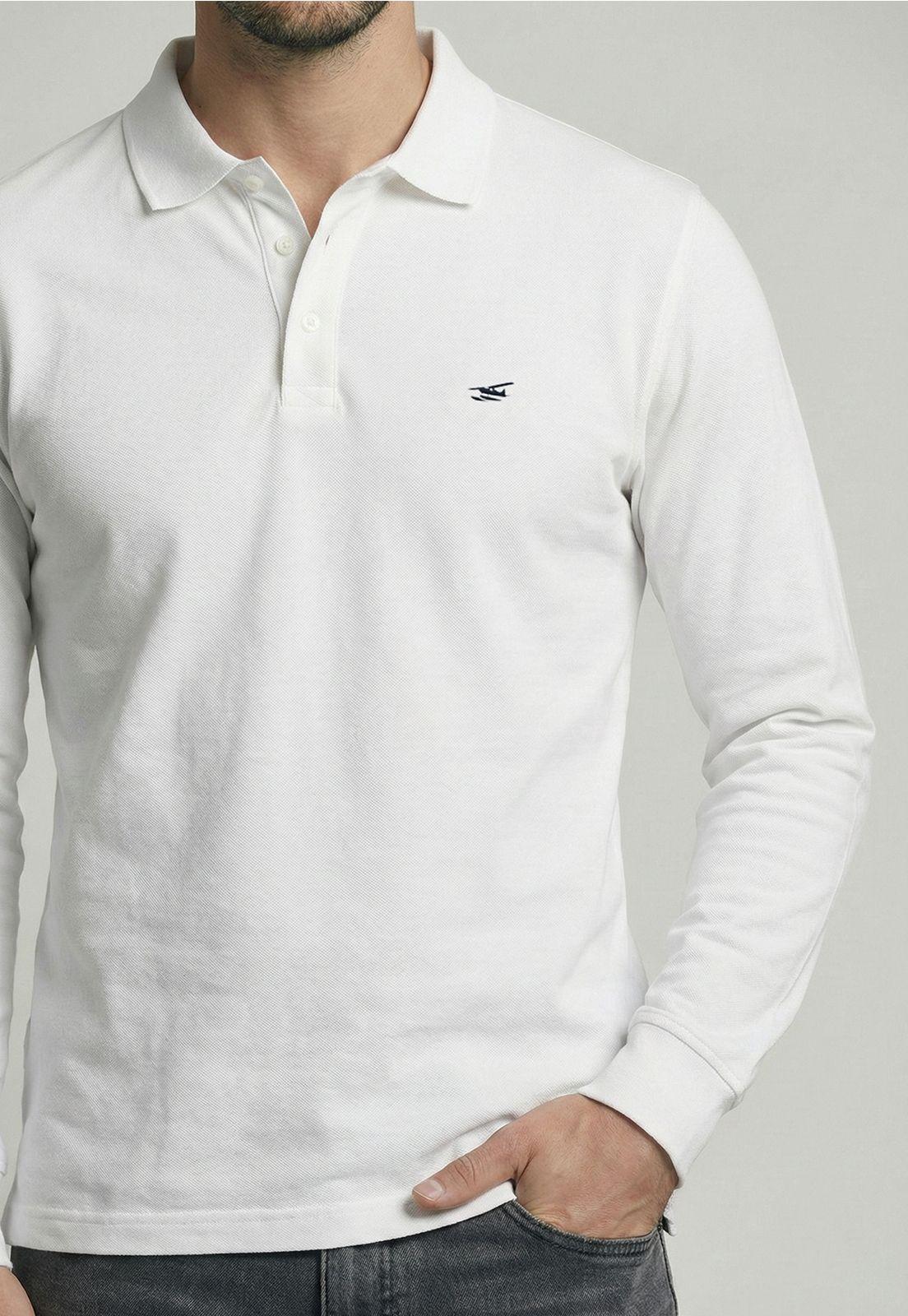 Poleras Basica Ml Pique White-2