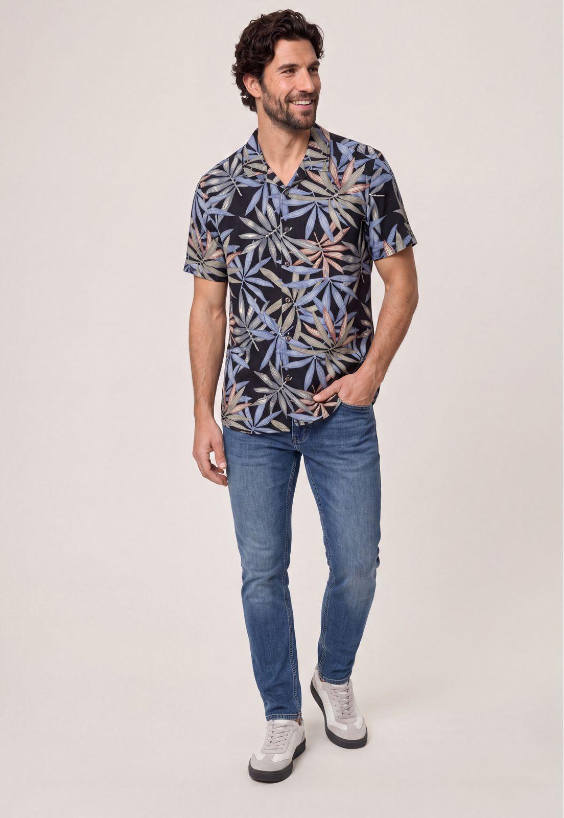 Camisa Chesterfield Black-1